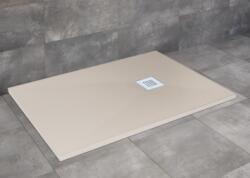 Radaway Kios F szögletes lapos beige műmárvány zuhanytálca+HS1 szifon (KF1490-55)