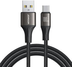 JOYROOM Light-Speed Series SA25-AC6 USB-A / USB-C Fast Transfer Cable 100W 1.2m - Black - vexio
