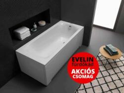 Kolpa San Evelin fürdőkád csomagajánlat, 160x70 (593350+773370+746270)