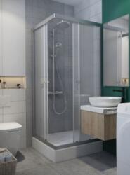 Radaway Projecta szögletes zuhanykabin fabrik üveggel 80x80 cm (34260-01-06M)