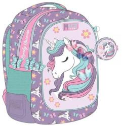 Luna Splendida Luna: Must Team Unikornis lekerekített 3 rekeszes iskolatáska, hátizsák 32x18x43cm