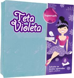 Violeta szalvéta 2 rétegű 25 db 38x38 cm Kék - shoperia