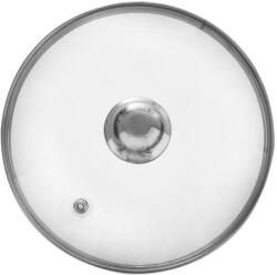 Orion Serpenyőfedél, Orion, Üveg, 24 cm, Átlátszó (122580)