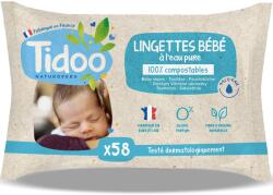 Tidoo tisztavizes nedves törlőkendők, 58 db