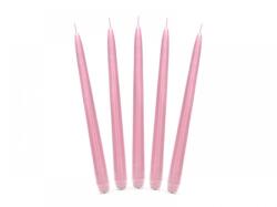 Deco Kúpos gyertya, Rózsaszín, 10 db/szett (SKMAT-081)