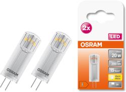 OSRAM Star PIN G4 LED izzó készlet, 2 db, 12 V, 1, 8 W, 200 lm, meleg fény (2700K), F energiaosztályú