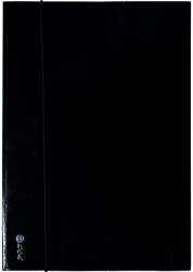 Willgo karton iratmappa, Gumis, 12 darab/szett, 700 g, Fekete