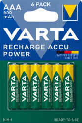 VARTA Ready2Use AAA 800 mAh akkumulátor (6 db) (56703101436)