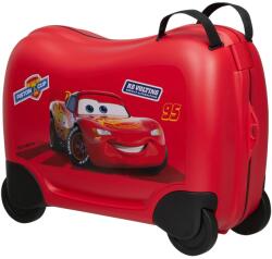 Samsonite Disney Cars Felhajtható bőrönd, 38x52x21cm, piros (56C-10001)