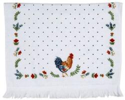Clayre & Eef Konyhai kéztörlő 40x66cm, pamut, kakasos (ZV-8717459795747)