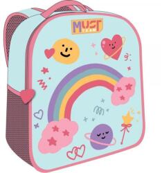 Luna Splendida Luna: Must Team 3D szivárvány mintás ovis hátizsák 26x10x32cm