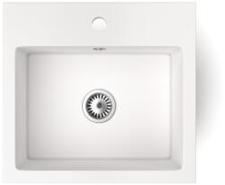 NERO Gránit Mosogató NERO Uno + Szifon Fehér