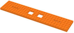 LEGO® Alkatrészek (Pick a Brick) Narancssárga 6x28x6.4 vonatalváz 6016822 (6016822)