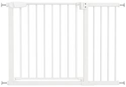 Kidizi Poarta de siguranta copii Kidizi Rexa alb, reglabila 104-110 cm, montaj prin presiune, inchidere automata, certificata EN 1930 (5949551918172)