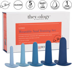 CalExotics They-Ology 5 darabos, hordható análdildó készlet - szeresdmagad