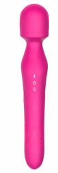 Mokko Toys Vibrator Masaj Claire, 2 Motoare, 10 Moduri Vibratii, Heating, Silicon, USB, Roz, 23.7 cm, Mokko Toys, Velvet Obsession Vibrator