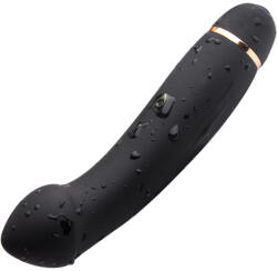 Guilty Toys Vibrator Ness, 20 Moduri Vibratii, Silicon, Negru, 17 cm, Guilty Toys Vibrator