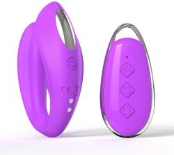Mokko Toys Vibrator Cuplu Athena, 12 Moduri Vibratii, Remote Control, Silicon, USB Magnetic, Mov, Mokko Toys, Simply Fun Vibrator