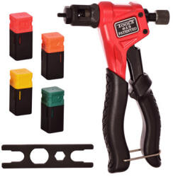 Technic Kézi Szegecselőpisztoly Vakszegecsanyákhoz M3 M4 M5 M6 TC Technic BT-613-CB