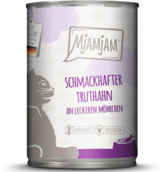  MjAMjAM 6x400 g MjAMjAM szaftos Pulyka & sárgarépa nedves macskatáp