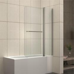 Inter Ceramic Подвижен параван за вана ics 112tr r, 100х140см, 5мм (112tr r)