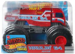 Mattel Hot Wheels: Monster Trucks Oversized Haulin' 64 piros monster autó 1/24 - Mattel (FYJ83/JJB05)