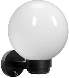 Brilagi - Kültéri falilámpa mozgásérzékelővel HARBOR 1xE27/40W/230V IP33 fekete/fehér GD-HAWUST-00 (BG3641)