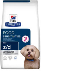 Hill's HILL'S PD Prescription Diet Canine z/d Élelmiszer-érzékenység Mini 6 kg