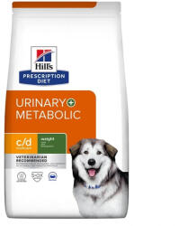 Hill's HILL'S PD Prescription Diet Canine c/d Urinary + Metabolic 12 kg + ingyenes meglepetés ajándék kutyájának