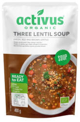 Activus Polévka ze tří druhů čočky 400 g BIO