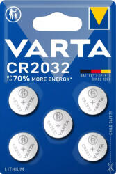 VARTA 5db CR2032 CMOS alaplapi gomb elem, 3V-os Varta