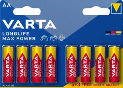 VARTA 8db Varta Longlife Max Power AA ceruza elem távirányítóhoz (LR06)