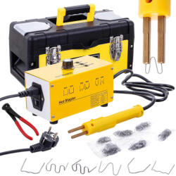 Technic Professzionális Műanyag Hegesztőgép Kofferben 6 Féle Kapocc Tc Dn-F1352, 600 db Kapocs