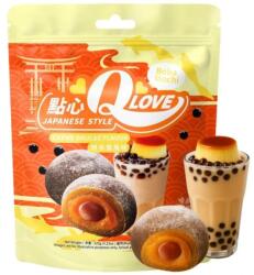 Qlove японски бисквитки Boba Creme Brulee 120 г