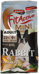 FitActive Originals Adult Light Mini Breed Hypoallergenic Rabbit & Carrots (3 tasak ~ 3 x 800 g) 2.4kg