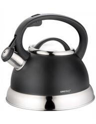 Kinghoff Teáskanna, Sípszóval - Fekete - 2.2L KH-1224