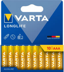 VARTA 4103101761 Longlife AAA mikroceruza elem 10db/bliszter
