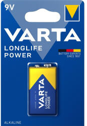 VARTA 4922121411 Longlife Power 9V (6RL61) alkáli elem 1db/bliszter