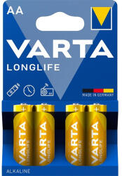 VARTA 4106101414 Longlife AA alkáli ceruzaelem 4db/bliszter