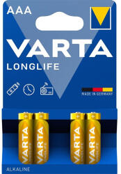 VARTA 4103101414 Longlife AAA alkáli mikroceruza elem 4db/bliszter