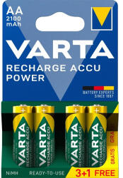 VARTA 56706101494 AA 2100mAh NiMh akku 3+1 db/bliszter