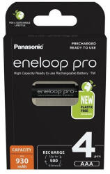 Panasonic Panasonic Eneloop BK-4HCDE/4BE AAA 930mAh mikro ceruza akku 4db/csomag
