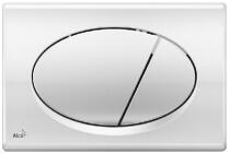  Nyomólap, Alcaplast, M71, falba építhető tartályhoz, fényes króm (M71)