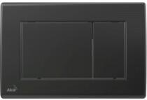  Nyomólap, Alcaplast, M278, falba építhető tartályhoz, matt fekete (M278)