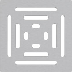 Alcadrain ALCA rozsdamentes rács 102x102mm APV rozsdamentes padlóösszefolyókhoz (MPV012) (MPV012)