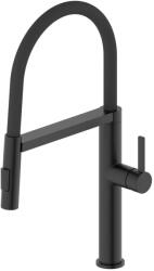 SAPHO Sapho, ATON álló mosogatócsaptelep zuhanyfejjel, matt fekete, EV125B (EV125B)