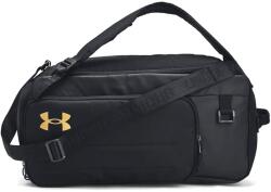 Under Armour Contain Duo SM, kis hátizsákká alakítható sporttáska-Fekete. -fehér UA1381920-001