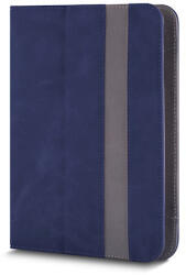 TelForceOne Univerzális 12-13col kinyitható műbőr tablet tok sötétkék - szürke