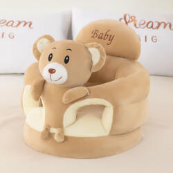 Ülést segítő bébi plüss fotel babáknak - Bézs maci