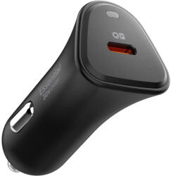 Spigen Essential EV301 Autós Töltő 30W - USB-C - Fekete (ACP08699)